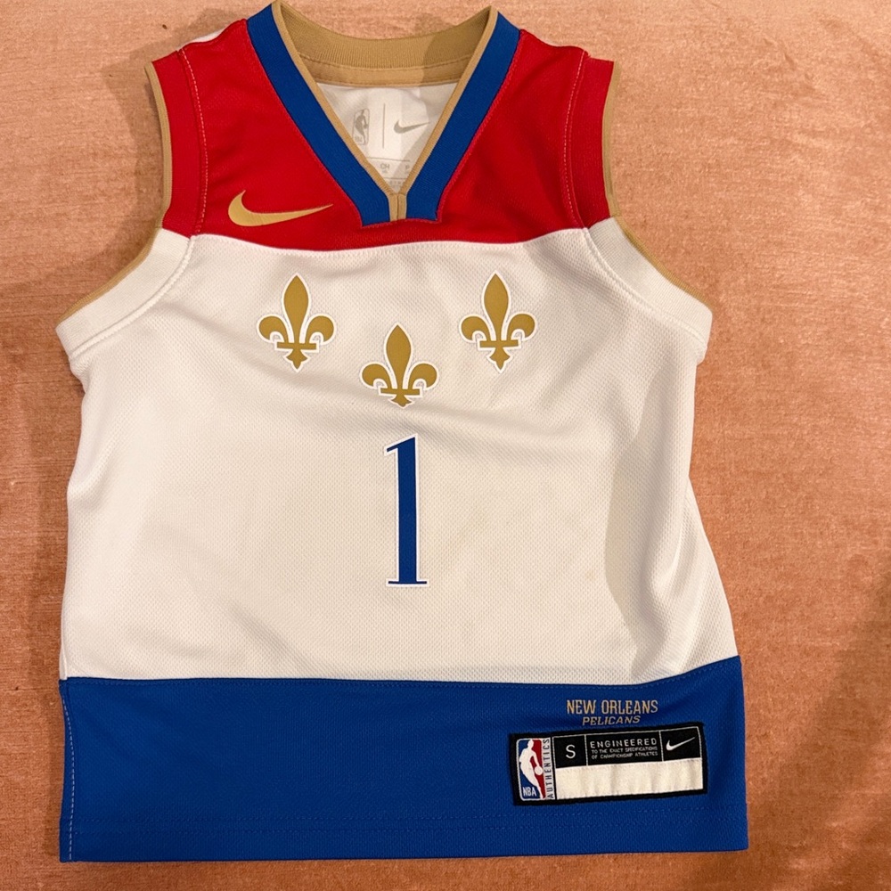 Nike Kids New Orleans Pelicans Red White Blue Jersey